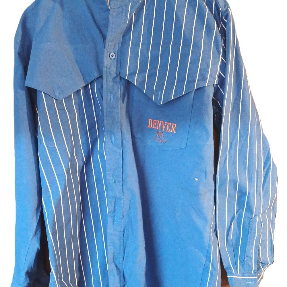 Vintage Denver Bronco Western Shirt - Picture 1 of 2